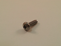 Type 25 Phillips Pan Thread Cutting Screws - 18-8 Stainless Steel